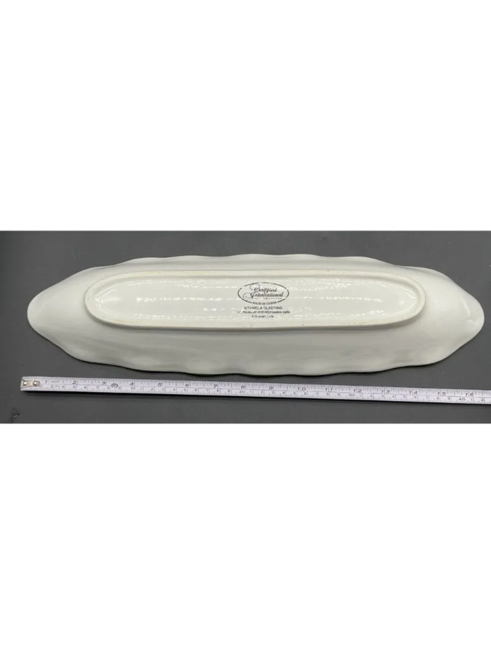 Garlic Keeper Oil Bottle Serving Tray Pamela Gladding Certified International